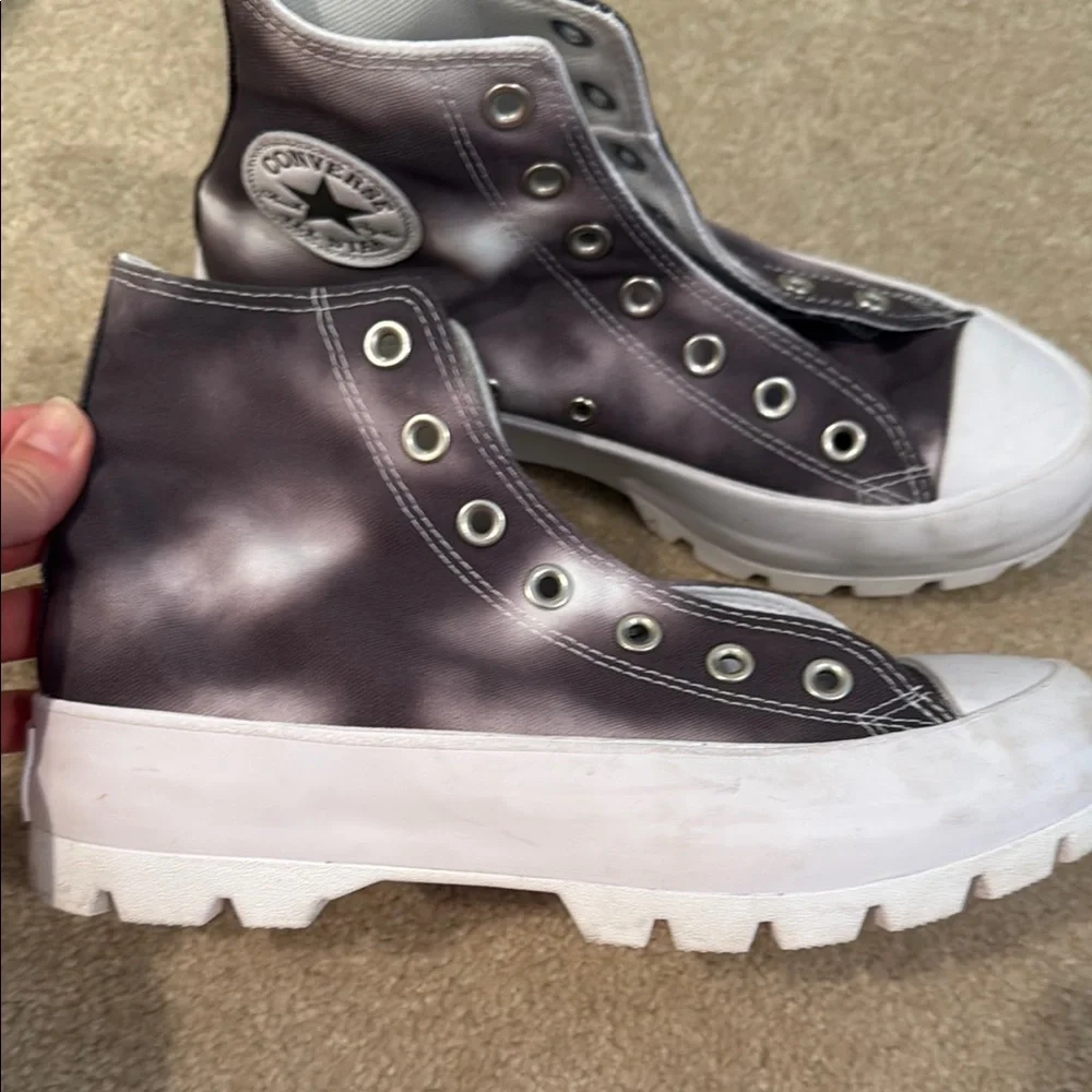 Converse CTAS Lugged Hi Platform Tie Dye Sneakers